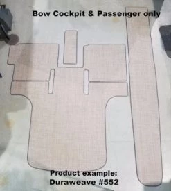 Matworks LTD 2003-2007 Cobalt 262 (BOLSTER SEAT) Snap In Boat Carpet