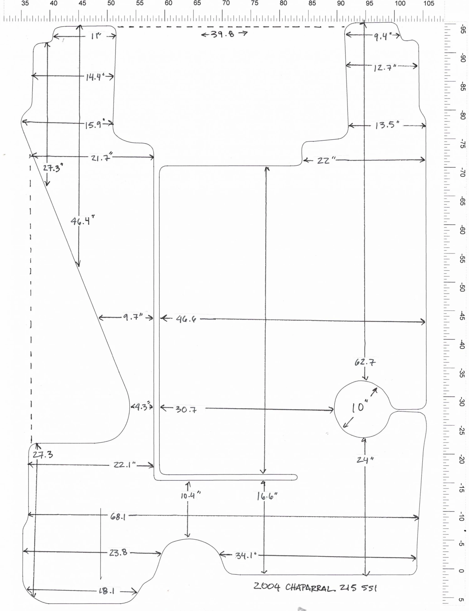 Matworks LTD 2003-2004 Chaparral 215 SS Snap In Boat Carpet 3 Matworks LTD 2003-2004 Chaparral 215 SS Snap In Boat Carpet