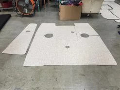 Matworks LTD 2002-2005 Crownline 225 STRAIGHT REAR BENCH Snap In Boat Carpet