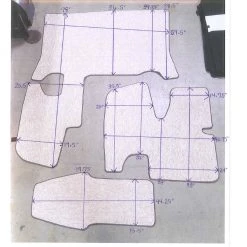 Matworks LTD 2005-2008 Larson Senza 206 Snap In Boat Carpet