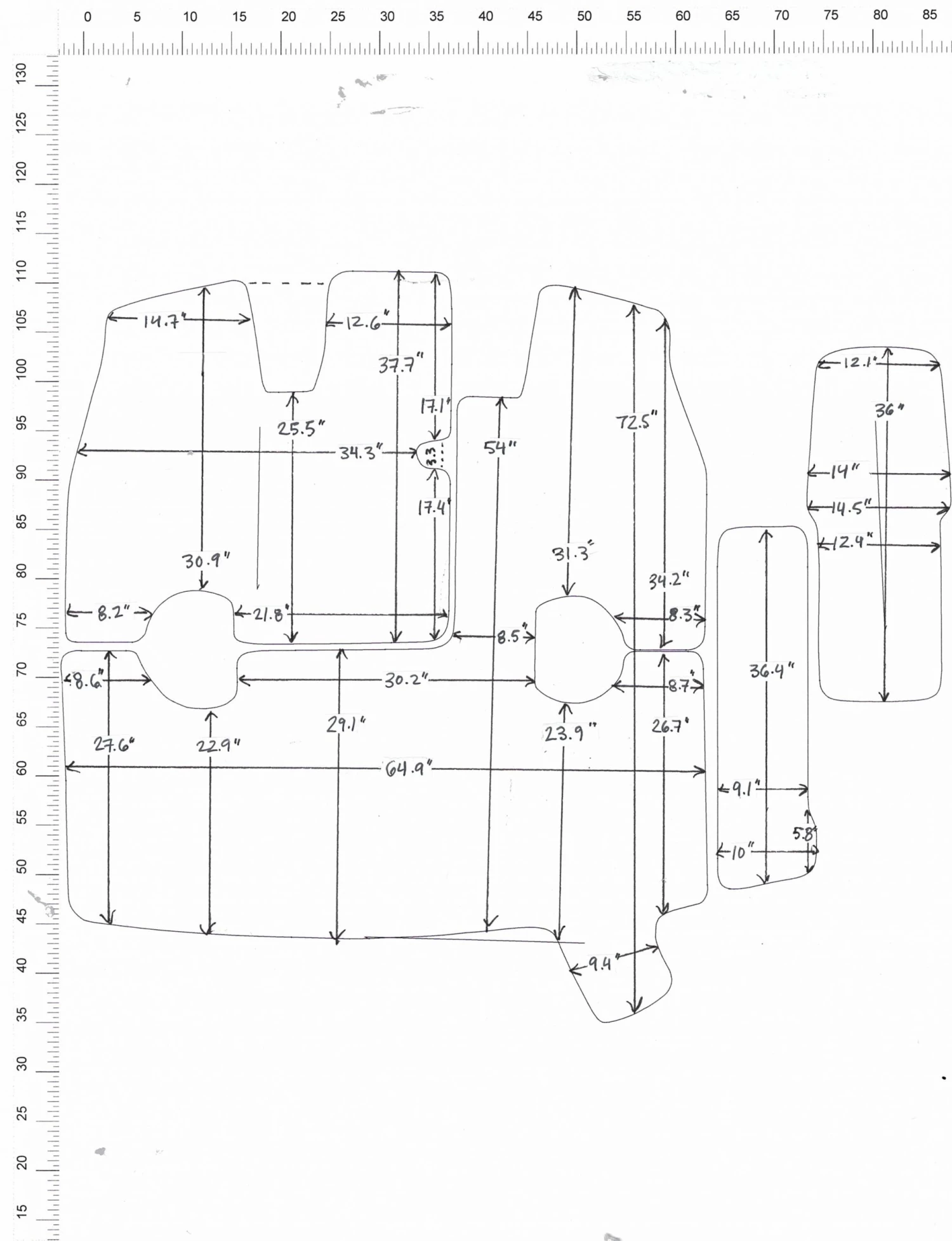 Matworks LTD 2007 Larson 208 LXI Snap In Boat Carpet 1 Matworks LTD 2007 Larson 208 LXI Snap In Boat Carpet