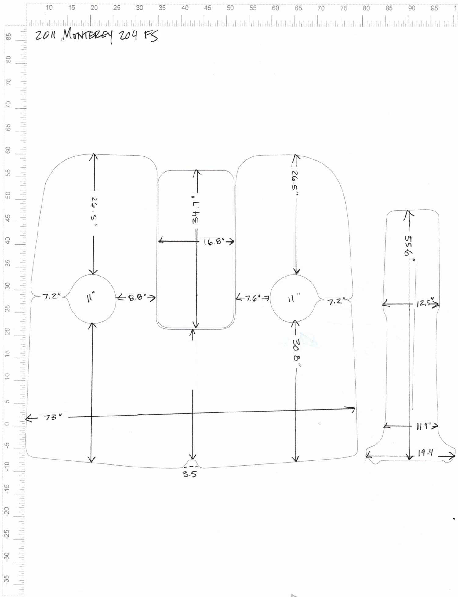 Matworks LTD 2011 Monterey 204 FS Snap In Boat Carpet 1 Matworks LTD 2011 Monterey 204 FS Snap In Boat Carpet