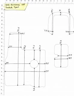 Matworks LTD 2012 Hurricane 187 Sundeck Sport Snap In Boat Carpet