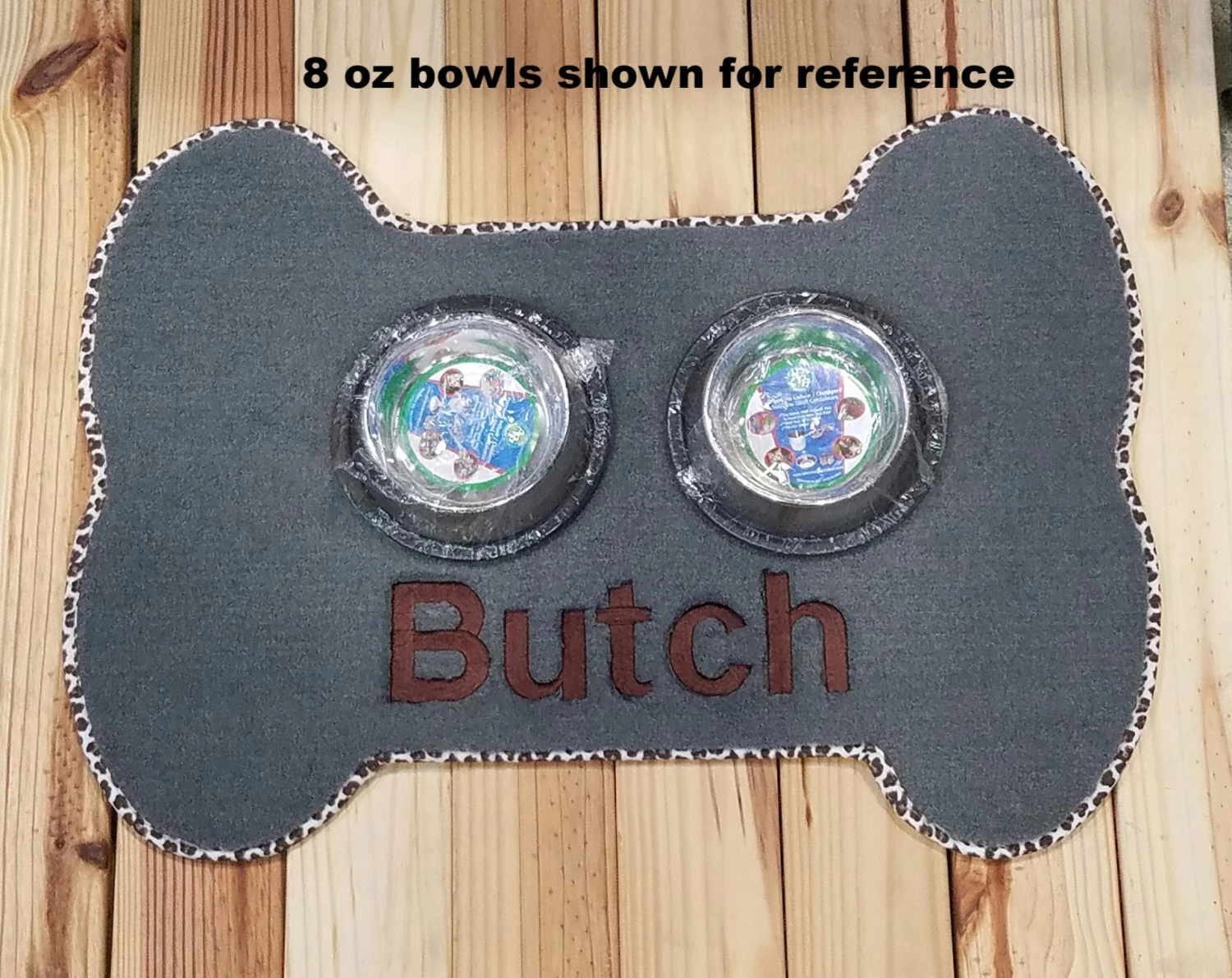 Matworks LTD Pet Dining Mats Bone Shaped Diner 7 Matworks LTD Pet Dining Mats Bone Shaped Diner