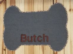 Matworks LTD Pet Dining Mats Bone Shaped Diner 11 Matworks LTD Pet Dining Mats Bone Shaped Diner