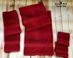 Matworks LTD Custom Towels Embroidered 6 Piece Towel Set
