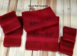 Matworks LTD Custom Towels Embroidered 6 Piece Towel Set