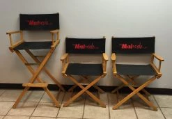 Matworks LTD Custom Director's Chairs Custom Director's Chair- Tall Bar-Height