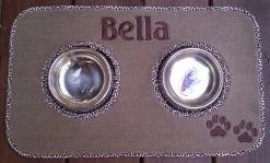 Matworks LTD Pet Dining Mats Personalized Pet Diner Mat Stainless Steel Bowl Set 29 Matworks LTD Pet Dining Mats Personalized Pet Diner Mat Stainless Steel Bowl Set