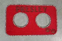 Matworks LTD Pet Dining Mats Personalized Pet Diner Mat Stainless Steel Bowl Set 39 Matworks LTD Pet Dining Mats Personalized Pet Diner Mat Stainless Steel Bowl Set