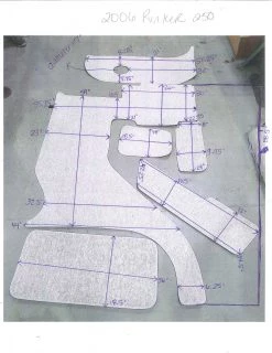 Matworks LTD 2002-2006 Rinker 250 Fiesta Vee Snap In Boat Carpet