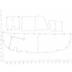 Matworks LTD Ebbtide 2300 Cuddy Cruiser SWIM PLATFORM Snap In Boat Carpet