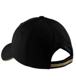 Matworks Ltd Premium Monogrammed Yacht & Boat, Auto, Golf, Home Goods Unisex Sandwich Bill Cap With Striped Closure