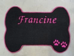 Matworks LTD Pet Dining Mats Bone Shaped Diner