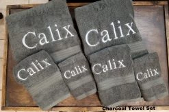 Matworks LTD Custom Towels Embroidered 6 Piece Towel Set