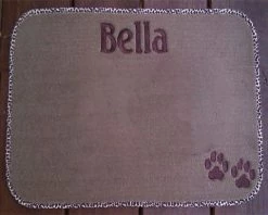 Matworks LTD Personalized Pet Diner Mat Pet Dining Mats